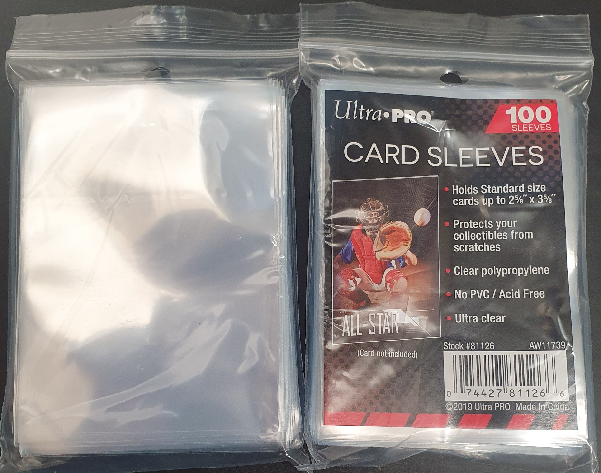 Ultra Pro CARD SLEEVES 100 SLEEVES Scnhobbyworld