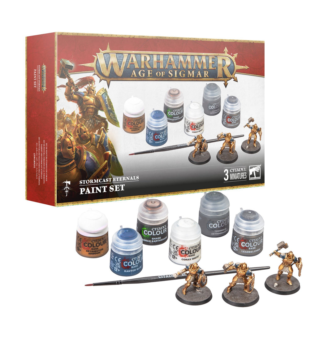 Age of Sigmar: Stormcast Eternals & Paints Set