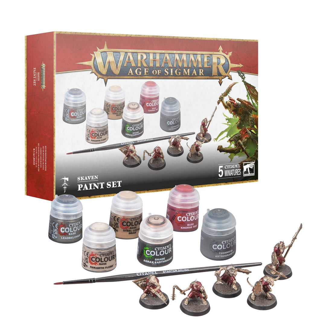 Age of Sigmar: Skaven & Paint Set