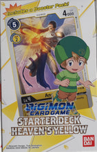 Load image into Gallery viewer, DIGIMON CARD GAME STARTER DECK HEAVEN&#39;S YELLOW
