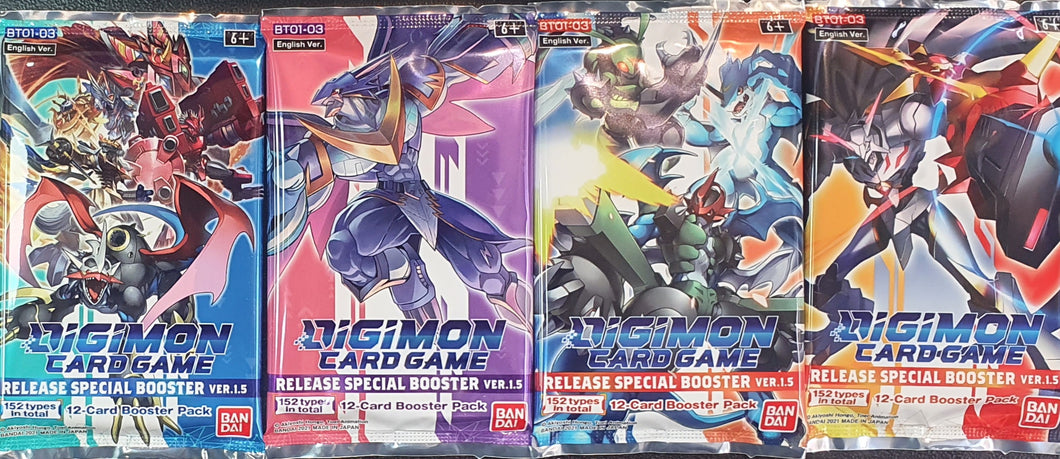 DIGIMON CARD GAME RELEASE SPECIAL BOOSTER VER.1.5 BT01-03