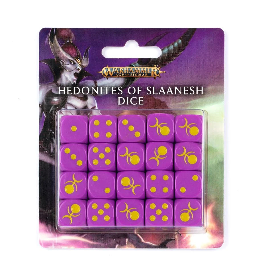 Hedonites of Slaanesh dice set